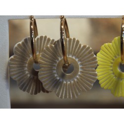 Pampilles Fleurette avec créoles