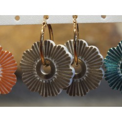 Pampilles Fleurette avec créoles