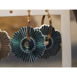 Pampilles Fleurette avec créoles