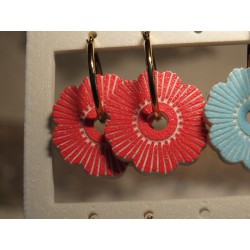 Pampilles Fleurette avec créoles