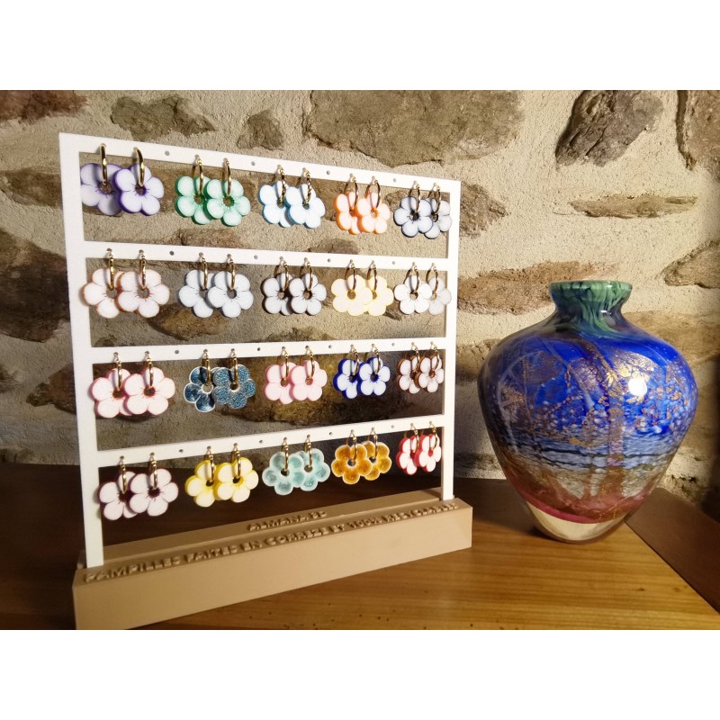 Pampilles Pistil avec créoles