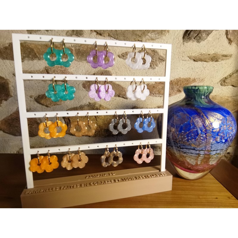 Pampilles Plates avec créoles