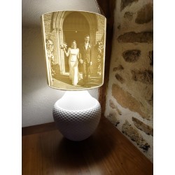 ABAT-JOUR 24 cm et sa base ARTEMIS