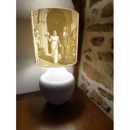 ABAT-JOUR 24 cm et sa base ARTEMIS