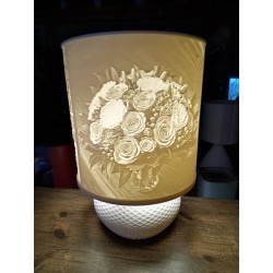 ABAT-JOUR 18 cm et sa base BOUCHON