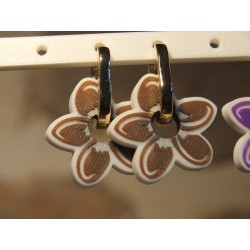 Pampilles Tiare avec créoles